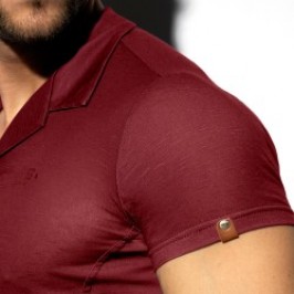 Chemise de la marque ES COLLECTION - Chemise Slim Fit - Rouge - Ref : SHT023 C14