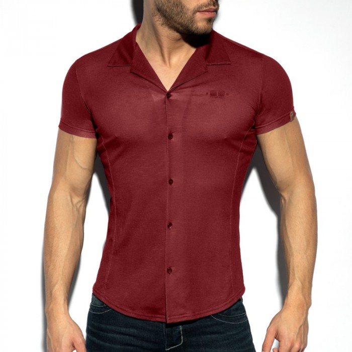 Shirt der Marke ES COLLECTION - copy of Chemise Slim Fit - Blanc - Ref : SHT023 C14 Shirt der Marke ES COLLECTION - copy of Chemise Slim Fit - Blanc - Ref : SHT023 C14
