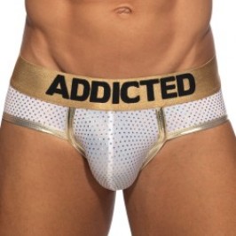 Slip, Tanga de la marque ADDICTED - Slip Gold Spots Party - Ref : ADP18 C20