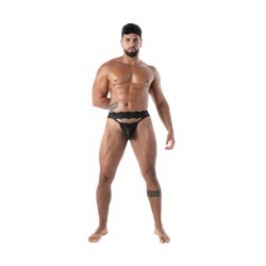 Thong of the brand TOF PARIS - String ultra Tof Paris Fluid Lace - Noir - Ref : TOF593N