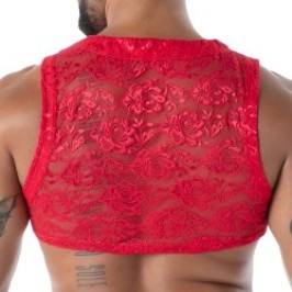 Short Sleeves of the brand TOF PARIS - copy of Crop Top zippé Tof Paris Fluid Lace - Noir - Ref : TOF592R