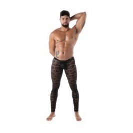  Long Johns of the brand TOF PARIS - Legging Open Tof Paris Fluid Lace - Noir - Ref : TOF591N