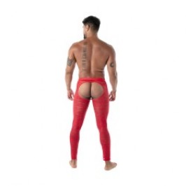  Long Johns of the brand TOF PARIS - copy of Legging Open Tof Paris Fluid Lace - Noir - Ref : TOF591R