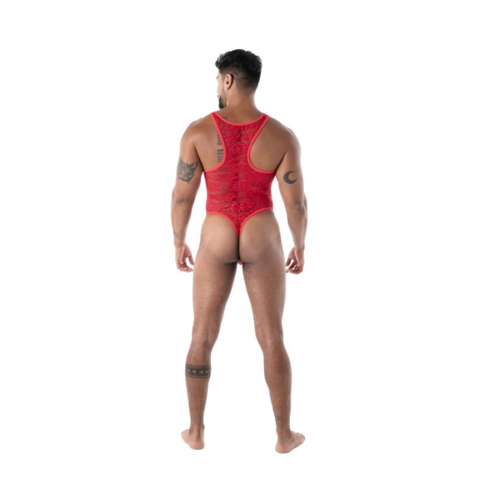 Body of the brand TOF PARIS - copy of Body String Tof Paris Fluid Lace - Noir - Ref : TOF589R