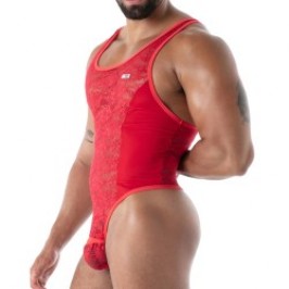 Body of the brand TOF PARIS - copy of Body String Tof Paris Fluid Lace - Noir - Ref : TOF589R