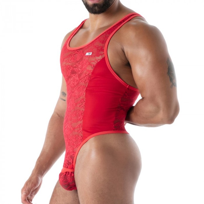 Body of the brand TOF PARIS - copy of Body String Tof Paris Fluid Lace - Noir - Ref : TOF589R