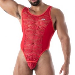 Body of the brand TOF PARIS - copy of Body String Tof Paris Fluid Lace - Noir - Ref : TOF589R