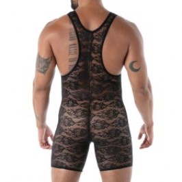 Body of the brand TOF PARIS - Body Poche ouverte Tof Paris Fluid Lace - Noir - Ref : TOF590N