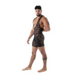 Body of the brand TOF PARIS - Body Poche ouverte Tof Paris Fluid Lace - Noir - Ref : TOF590N