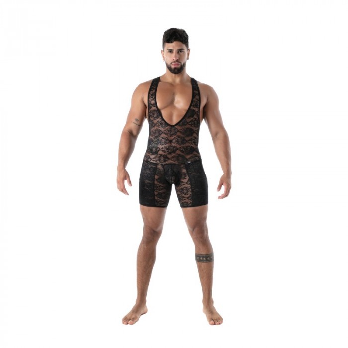 Body of the brand TOF PARIS - Body Poche ouverte Tof Paris Fluid Lace - Noir - Ref : TOF590N