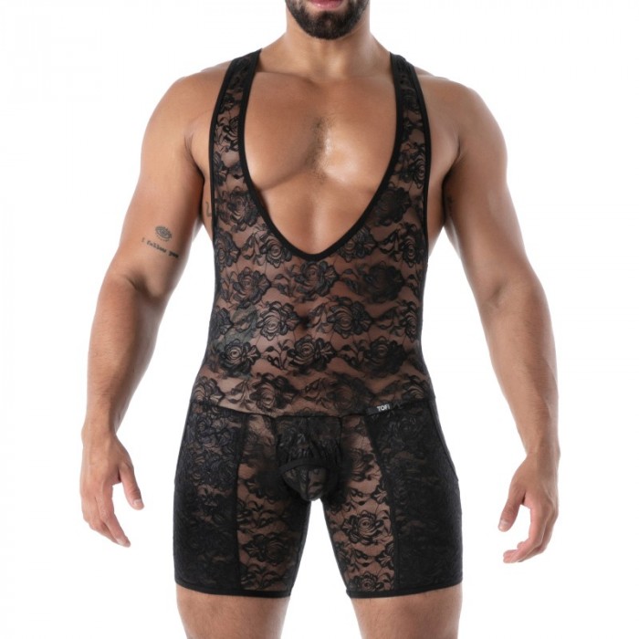 Body of the brand TOF PARIS - Body Poche ouverte Tof Paris Fluid Lace - Noir - Ref : TOF590N Body of the brand TOF PARIS - Body Poche ouverte Tof Paris Fluid Lace - Noir - Ref : TOF590N