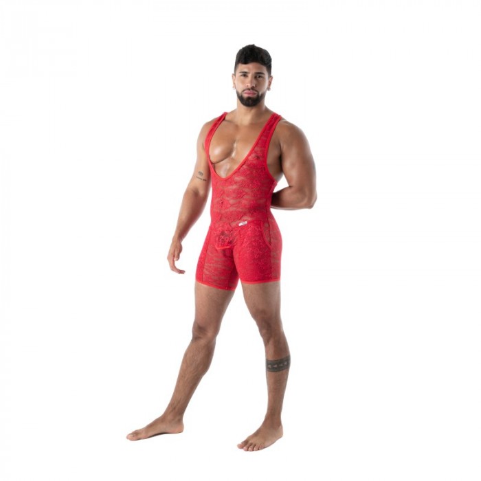 Body of the brand TOF PARIS - copy of Body Poche ouverte Tof Paris Fluid Lace - Noir - Ref : TOF590R