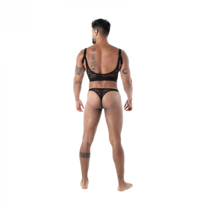 Accessories of the brand TOF PARIS - Bretelle de Jarretière Tof Paris Fluid Lace - Noir - Ref : TOF588N