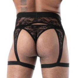 Accessories of the brand TOF PARIS - Bretelle de Jarretière Tof Paris Fluid Lace - Noir - Ref : TOF588N