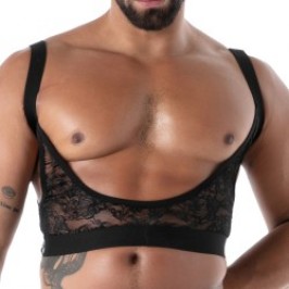 Accessories of the brand TOF PARIS - Bretelle de Jarretière Tof Paris Fluid Lace - Noir - Ref : TOF588N