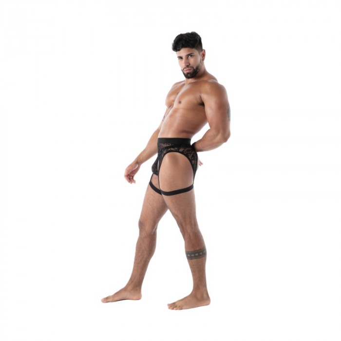 Accessoires de la marque TOF PARIS - Bretelle de Jarretière Tof Paris Fluid Lace - Noir - Ref : TOF588N