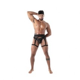 Accessories of the brand TOF PARIS - Bretelle de Jarretière Tof Paris Fluid Lace - Noir - Ref : TOF588N