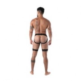 Jockstraps of the brand TOF PARIS - Jock Chaps Tof Paris Fluid Lace - Noir - Ref : TOF587N