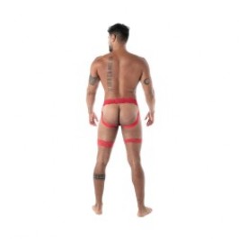 Jockstraps of the brand TOF PARIS - copy of Jock Chaps Tof Paris Fluid Lace - Noir - Ref : TOF587R
