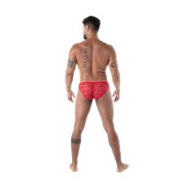 Brief of the brand TOF PARIS - copy of Mini Slip Tof Paris Fluid Lace - Noir - Ref : TOF584R