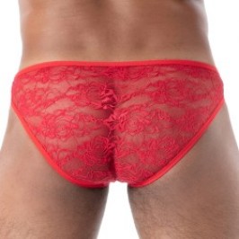 Brief of the brand TOF PARIS - copy of Mini Slip Tof Paris Fluid Lace - Noir - Ref : TOF584R