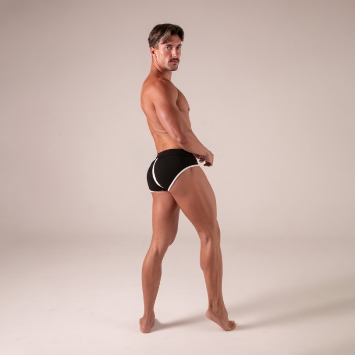 Slip, Tanga de la marque  - Slip ouvert polyvalent Absolu Male - Noir - Ref : AM0025N