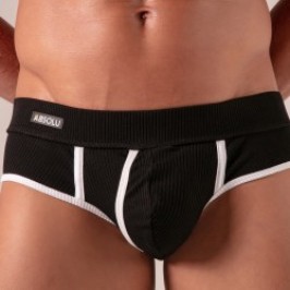 Slip, Tanga de la marque  - Slip ouvert polyvalent Absolu Male - Noir - Ref : AM0025N