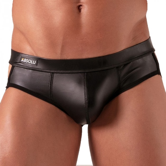 Jock strap de la marque ABSOLU MALE - Jockstrap Absolu Male Master - Noir - Ref : AM0006N