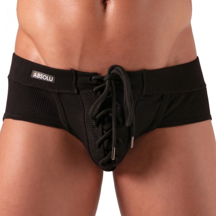 Slip, Tanga de la marque ABSOLU MALE - Slip à lacets Absolu Male - Ref : AM0020N