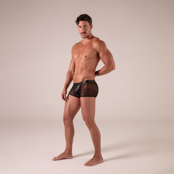 Boxer, shorty de la marque ABSOLU MALE - Boxer Zippé Absolu Male Rebel - Ref : AM0010N