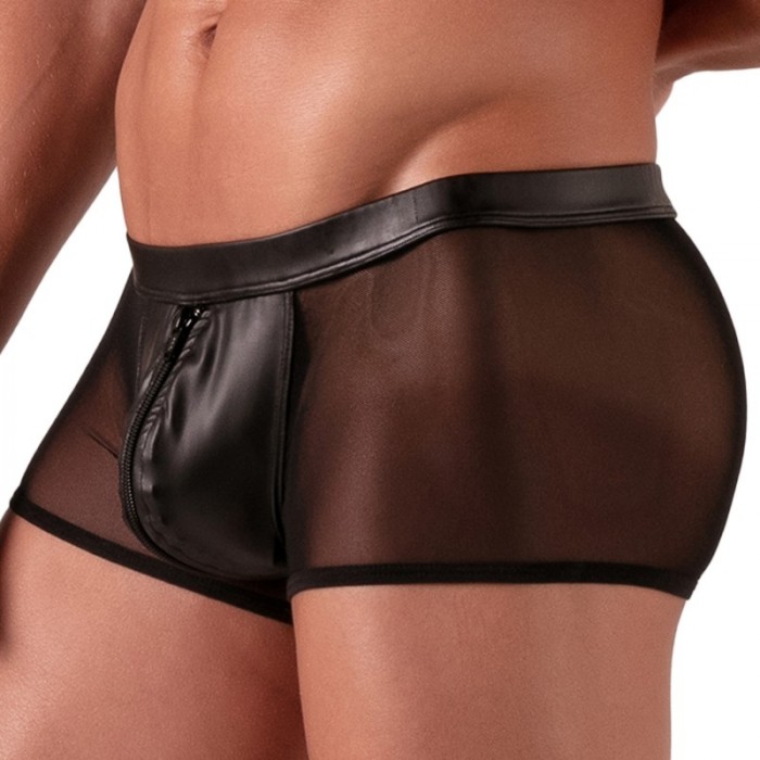 Boxer, shorty de la marque ABSOLU MALE - Boxer Zippé Absolu Male Rebel - Ref : AM0010N