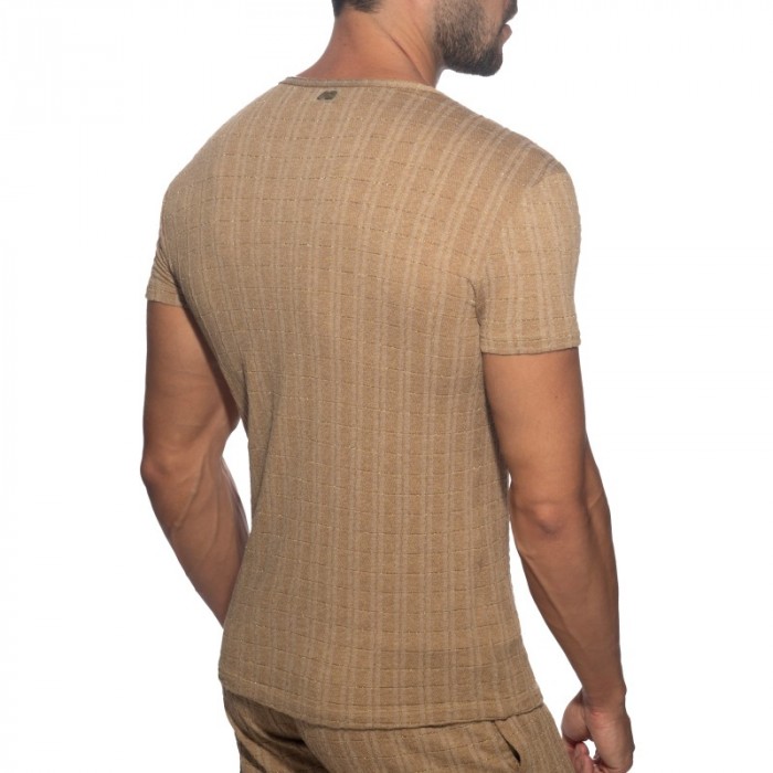 Short Sleeves of the brand ADDICTED - copy of T-Shirt Opal Edition Limitée - Marron - Ref : AD1385 C28
