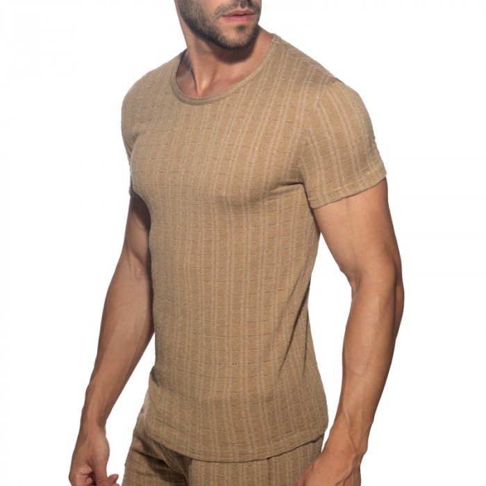 Short Sleeves of the brand ADDICTED - copy of T-Shirt Opal Edition Limitée - Marron - Ref : AD1385 C28