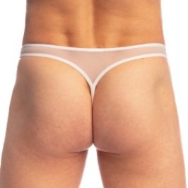String de la marque L HOMME INVISIBLE - Pure Sin VX String L Homme Invisible Blanc - Ref : UW19 PUR 002