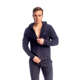 Jacke der Marke L HOMME INVISIBLE - Fire Island- Zip Up Hoodie L Homme Invisible Marine - Ref : HW172 FIR 049