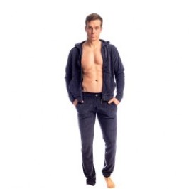 Jacke der Marke L HOMME INVISIBLE - Fire Island- Zip Up Hoodie L Homme Invisible Marine - Ref : HW172 FIR 049