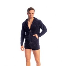 Jacke der Marke L HOMME INVISIBLE - Fire Island- Zip Up Hoodie L Homme Invisible Marine - Ref : HW172 FIR 049
