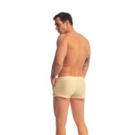 Kurze der Marke L HOMME INVISIBLE - Fire Island- Micro Terry Shorts L Homme Invisible Light Lemon - Ref : HW109 FIR L11