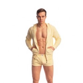 Jacke der Marke L HOMME INVISIBLE - Fire Island- Zip Up Hoodie L Homme Invisible Light Lemon - Ref : HW172 FIR L11