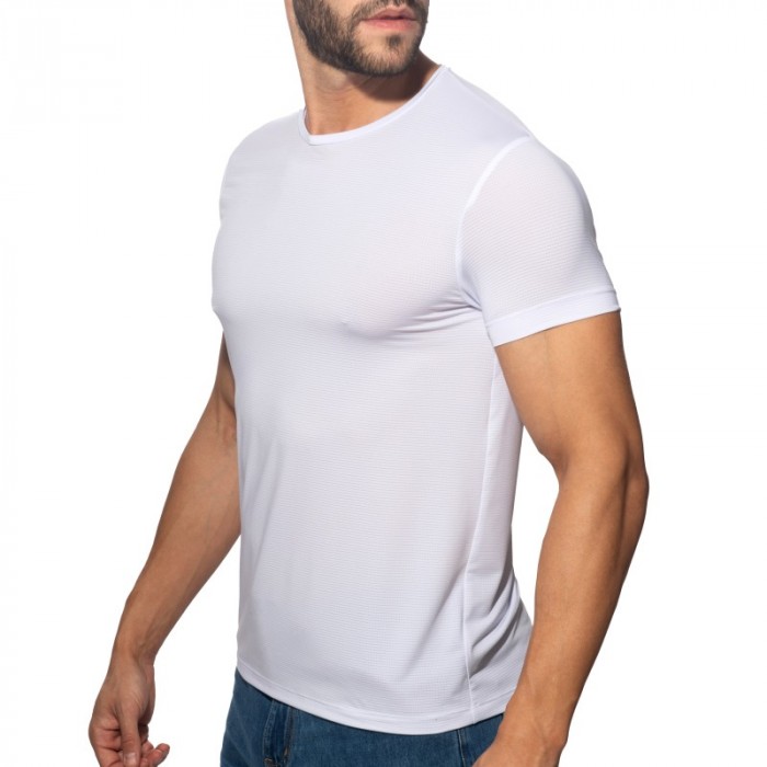 Mangas cortas de la marca ADDICTED - T-Shirt Veloz Dry - Blanc - Ref : AD1399 C01