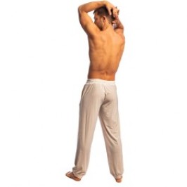 Pantalones de la marca L HOMME INVISIBLE - Champagne & Velour- Pantalon Jogging L Homme Invisible Vanille - Ref : HW178 CGN 011
