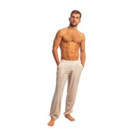 Pantalones de la marca L HOMME INVISIBLE - Champagne & Velour- Pantalon Jogging L Homme Invisible Vanille - Ref : HW178 CGN 011