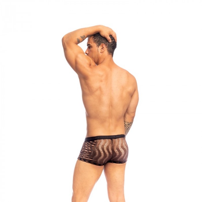 Shorts Boxer, Shorty de la marca L HOMME INVISIBLE - Night Ripple- Hipster Push Up L Homme Invisible Chocolat - Ref : UW25 NIR C