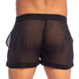 Short of the brand L HOMME INVISIBLE - Pluie des étoiles Ample Shorts L Homme Invisible Noir - Ref : HW185 ETO 001