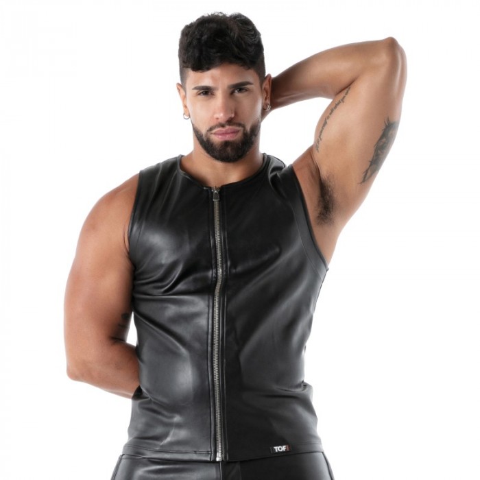 Shirt of the brand TOF PARIS - Débardeur Zippé Kinky Tof Paris - Ref : TOF608N