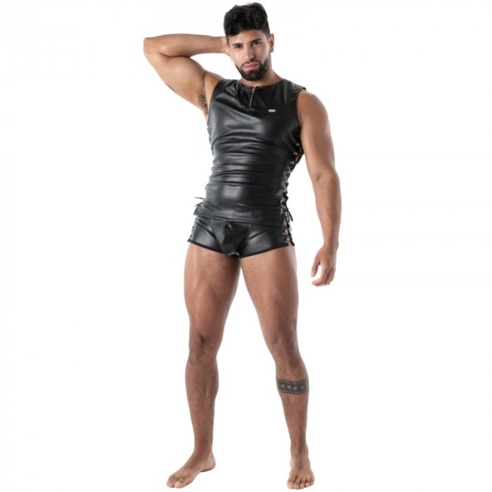 Tank top of the brand TOF PARIS - Débardeur à Lacets Kinky Tof Paris - Ref : TOF619N