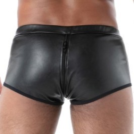 Boxer shorts, Shorty of the brand TOF PARIS - Kinky Full Zip Boxer Shorts Black - Ref : TOF612N