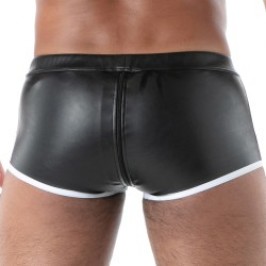 Boxer shorts, Shorty of the brand TOF PARIS - Kinky Full Zip Boxer Shorts Black/White - Ref : TOF612NB