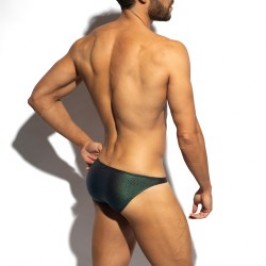 Slip, Tanga de la marque ES COLLECTION - Bikini Bee Nest C-Through Edition Limitée - Vert - Ref : UN647 C18