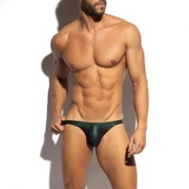 Slip, Tanga de la marque ES COLLECTION - Bikini Bee Nest C-Through Edition Limitée - Vert - Ref : UN647 C18